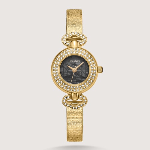 ساعة نسائية بسير الحصير