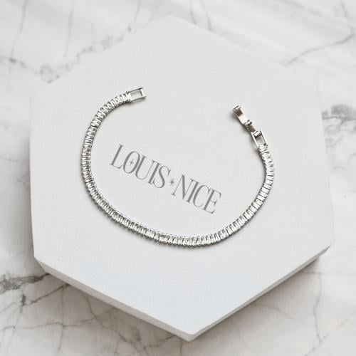 اسوارة تنس زركون فضية