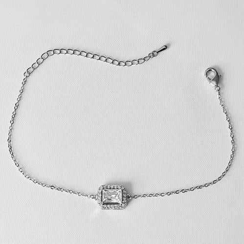 اسوارة زركون فضي