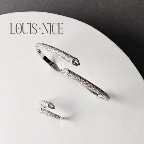 اسوارة مع خاتم زركون