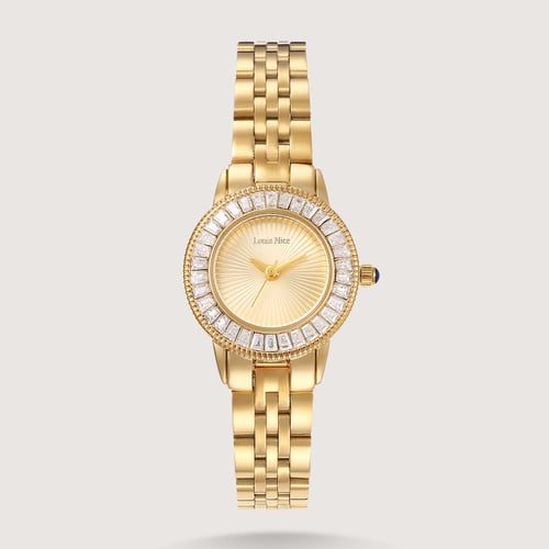 ساعة نسائية ستيل بإطار ملفت