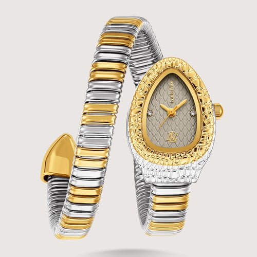 ساعة نسائية بسوار ملتف