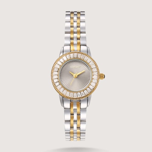 ساعة نسائية ستيل بإطار ملفت