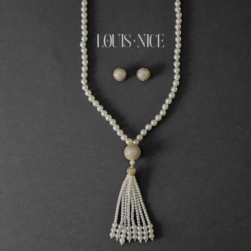 طقم زركون طويل