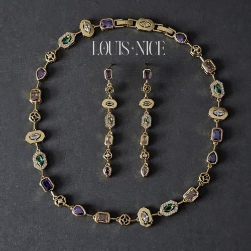 سلسال زركون مع الحلق