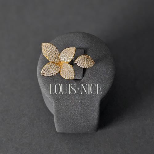 خاتم زركون ذهبي