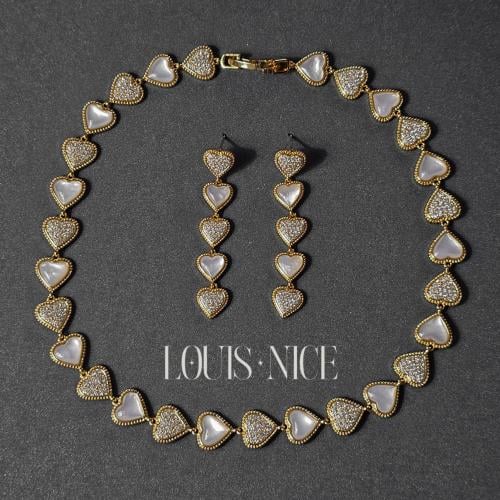 طقم سلسال مع الحلق