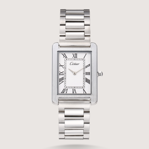 ساعة رجالية ستيل باللون الفضي