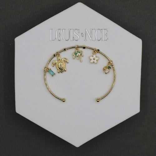 اسوارة زركون ذهبي