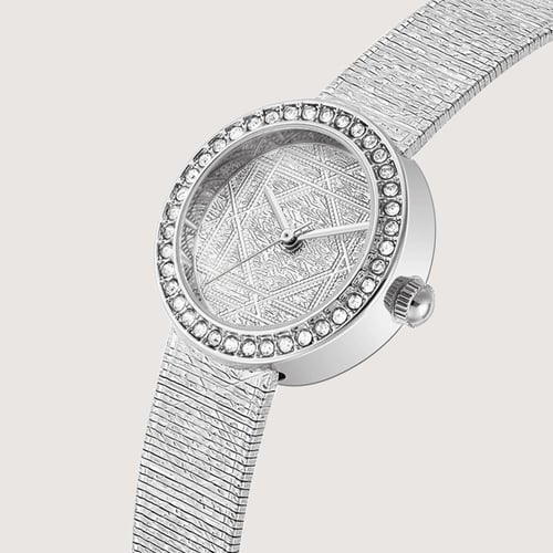 ساعة نسائية حصير بنقشة تراثية