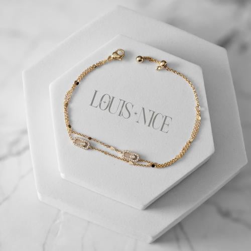 اسوارة زركون ذهبي