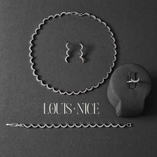 طقم زركون ناعم