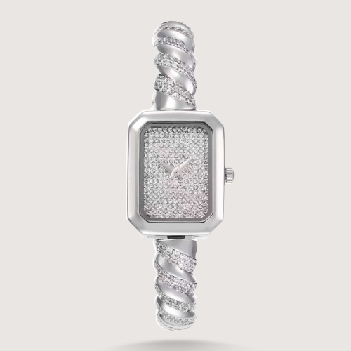 ساعة <<لوكسورا>> الفضية