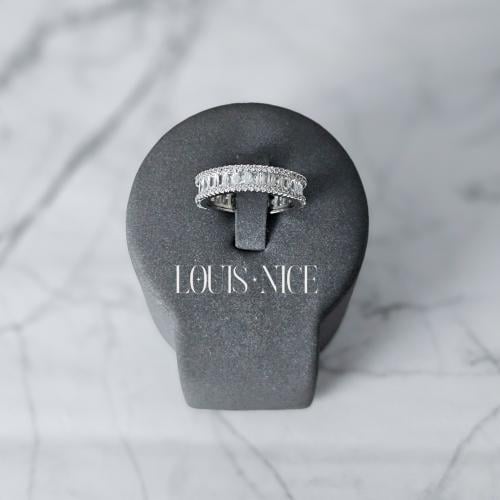 خاتم زركون فضي