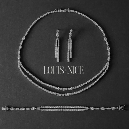 طقم زركون بدقة الألماس