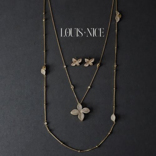 طقم زركون طويل