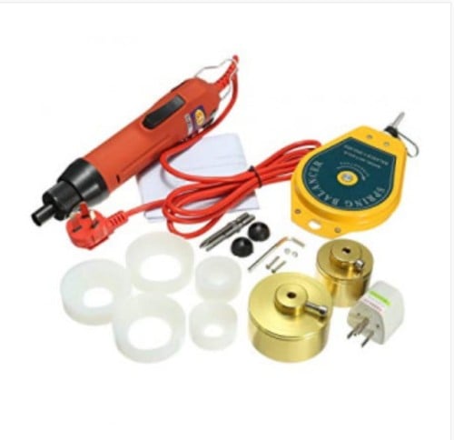 جهاز اغلاق اغطية العبوات اليدوي