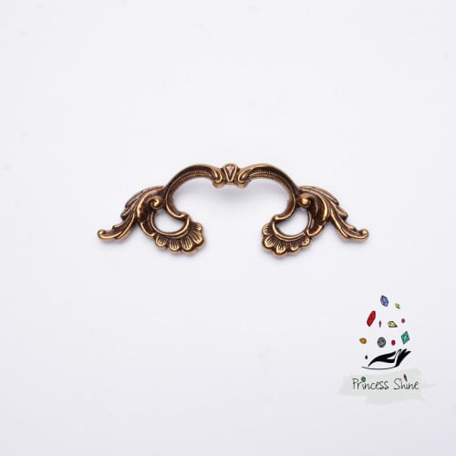 223 - مقبض ايطالي كلاسيك برونز ( قطعتين)