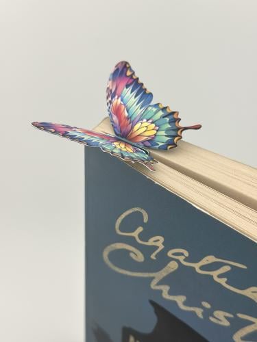 فاصل كتاب - فراشة ملونة 2