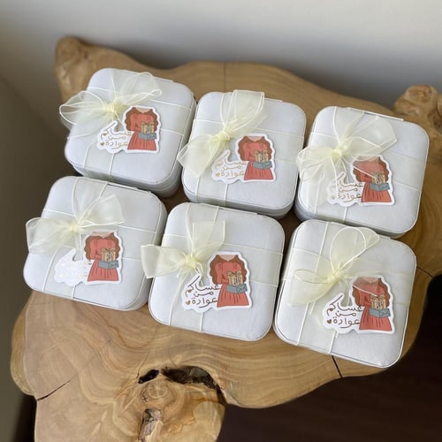 توزيعات العيد علب مجوهرات 6 قطع