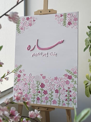 لوحة استقبال مواليد