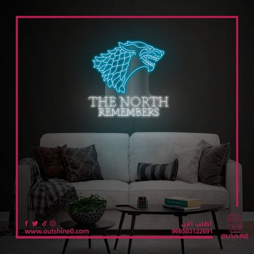 لوحة مضيئة | شعار ال ستارك ليد نيون