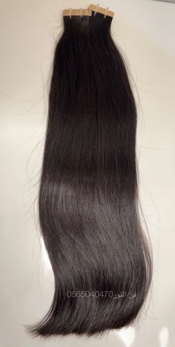 اكستنشن تيب (استكر) ناعم اللون اسود طبيعي