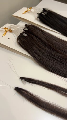 شعر اكستنشن H6 ناعم اسود طبيعي