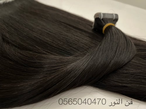 اكستنشن تيب (استكر) ناعم اللون اسود طبيعي