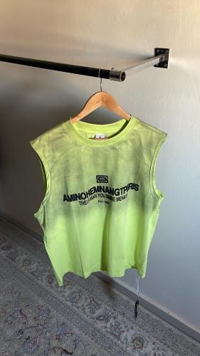 تيشرت كت فسفوري بكتابات