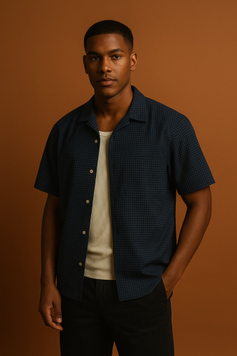 قميص كاجول كحلي