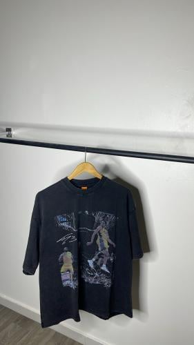 تيشرت اسود ليكرز اوفر سايز