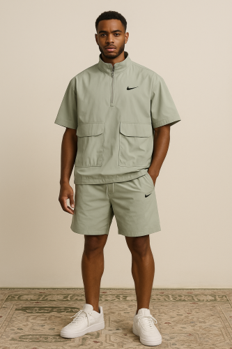 طقم نايكي زيتي