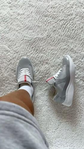 Prada America's Cup biker fabric sneakers