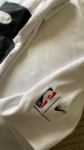 طقم NBA وفر سايز شورت ابيض اسود-3