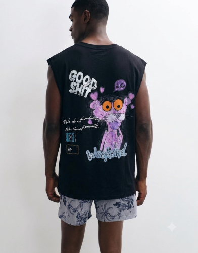 Black Pink Panther T-shirt