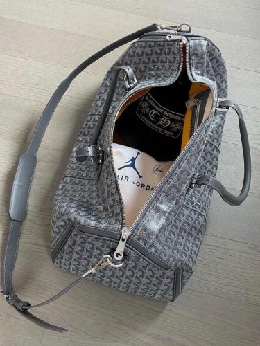 Goyard Quality Luxury Genuine Leather Duffle Bag