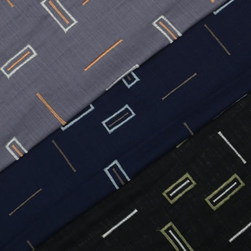 قماش لينن رايون مطرز رسمة 4 D