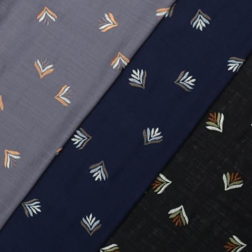 قماش لينن رايون مطرز رسمة 6 D