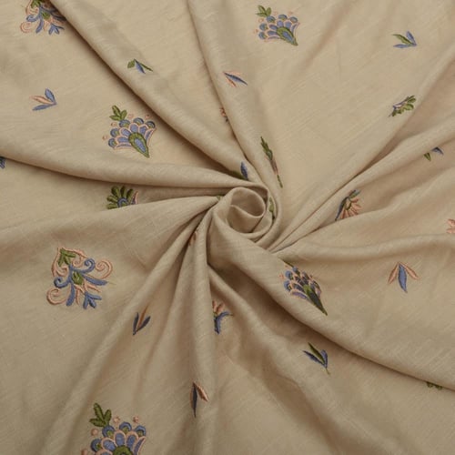 قماش لينن رايون مطرز رسمة 3 D