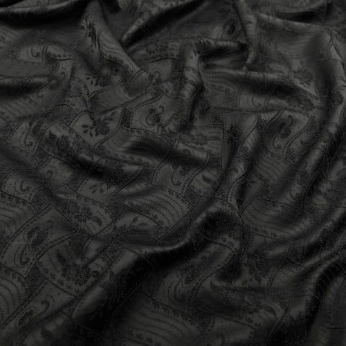 قماش كريب جاكار بولي رايون