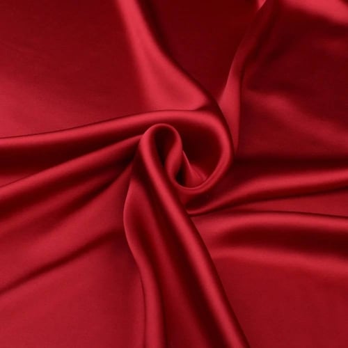 قماش حرير ستان طبيعي (بالقطعه)