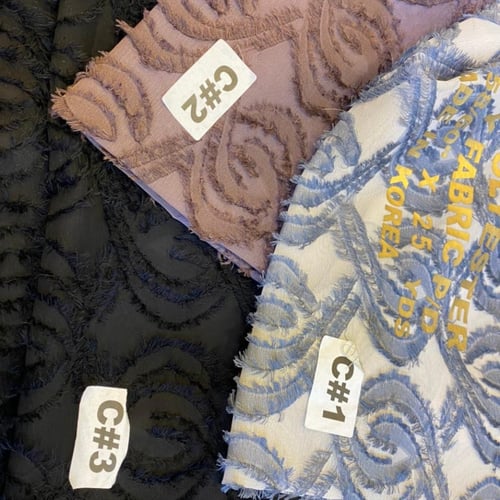 قماش اوبال جاكار بهدب (22.5 متر)