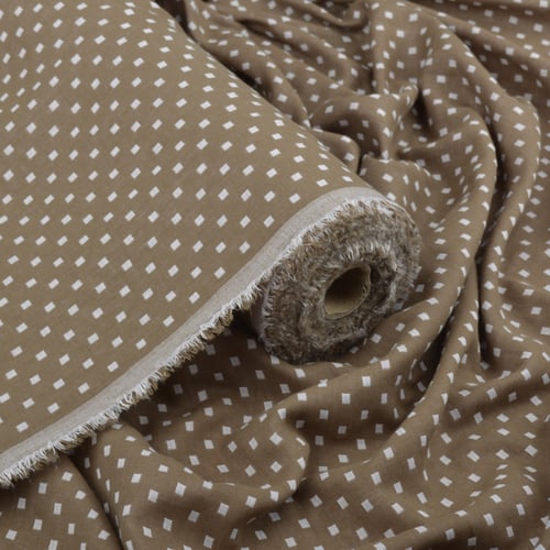 قماش قطن مخلوط منقط وجهين