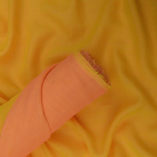 قماش بولي لينن دبل فيس وجهين ساده