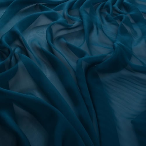 اقمشة شيفون طبيعي بيور سلك