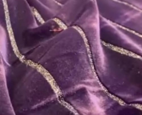 قطيفة مقلم بقصب