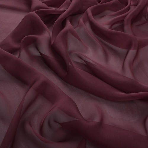 اقمشة شيفون طبيعي بيور سلك