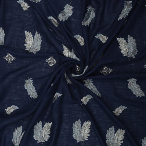 قماش لينن رايون مطرز رسمة 7 D