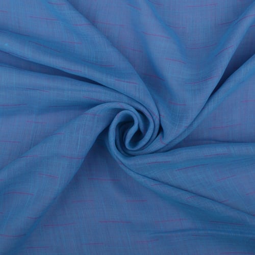 قماش بولي لينن دبل فيس وجهين مقلم